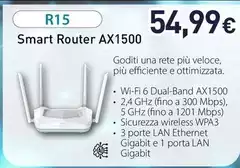 D Link - R15 Smart Router AX1500