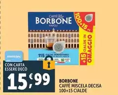 Caffe borbone - Caffe Miscela Decisa Cialde