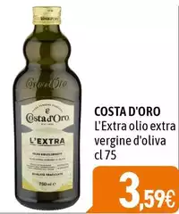 Costa d'Oro - L'extra Olio Extra Vergine D'oliva