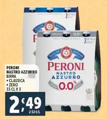 Peroni - Nastro Azzurro Birra Classica/ Zero
