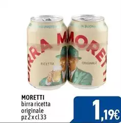 Moretti - Birra Ricetta Originale