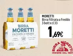Moretti - Birra Filtrata A Freddo