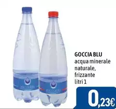 Gocciablu - Acqua Minerale Naturale, Frizzante