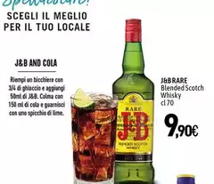 J&b - Blended Scotch Whisky Rare