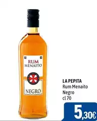 Rum Menaito Negro