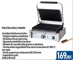 Piastra Grill Panini