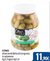 Citres - Olive Verdi Bella Di Cerignola In Salamoia