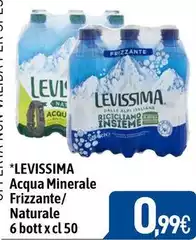 Levissima - Acqua Minerale Frizzante/ Naturale