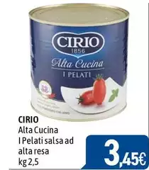Cirio - Alta Cucina I Pelati Salsa Ad Alta Resa