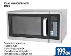 De Longhi - Forno Microonde FD1025 1000W