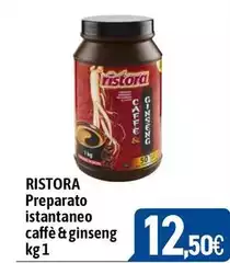 Ristora - Preparato Istantaneo Caffè & Ginseng