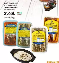 Onda azzurra - Alici/ Sardine Sottovuoto