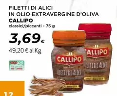 Callipo - Filetti Di Alici In Olio Extravergine D'oliva