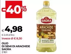 Sagra - Olio Di Semi Di Arachide