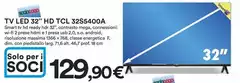 TCL - Tv Led 32" 32S5400A