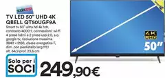 Qbell technology - Tv Led 50" Uhd 4k Qt50ugf9a
