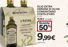 Costa d'Oro - Olio Extra Vergine Di Oliva Comunitàrio