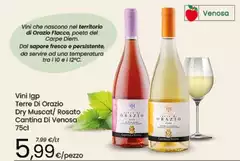 Cantina Di Venosa - Vini IGP Terre Di Orazio Dry Muscat/ Rosato