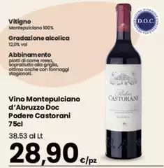 Poderi ciacaranni - Vino Montepulciano D'Abruzzo DOC