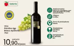 Ottimo - Vino Primitivo IGP Briaco Apolloni