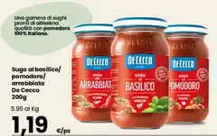 De Cecco - Sugo Al Basilico/Pomodoro/Arrabbiata
