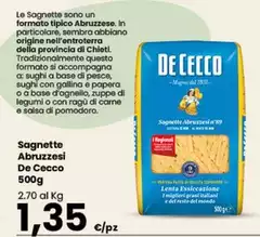 De Cecco - Bagnette Abruzzesi