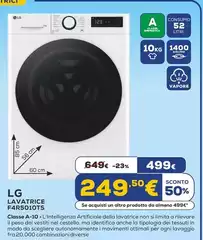 LG - Lavatrice F4R5010TS 