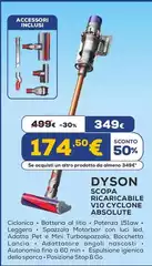 Dyson - Aspirapolvere V10 Absolute