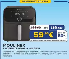 Moulinex - Friggitrice Ad Aria-EZ 855H
