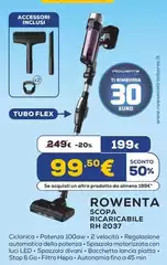 Rowenta - Scopa Ricaricabile RH 2037