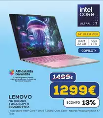 Lenovo - Notebook Yoga Slim 7I 83JX004WIX