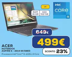 Acer - Notebook Aspire 5 A514 55 58E0