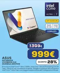 Asus - Notebook Vivobook S14 S5406SA QD070W