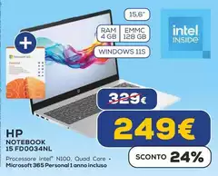 HP - Notebook 15 FD0034NL