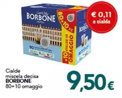 Caffe borbone - Cialde Miscela Decisa