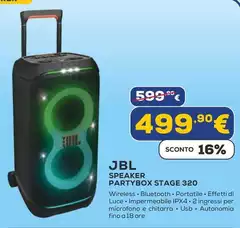 Jbl - Speaker Partybox Stage 320