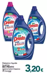 Bio Presto - Detersivo Liquido Lavatrice