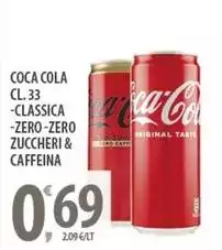 Coca Cola - Classica/ Zero-zero Zuccheri & Caffeina