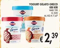 Kri kri - Yogurt Gelato Greco