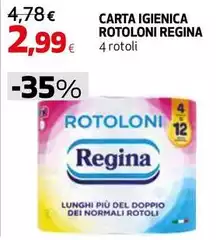 Regina - Carta Igienica Rotoloni