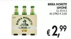 Moretti - Birra Limone