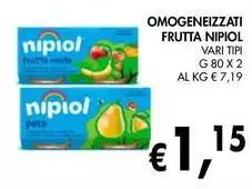 Nipiol - Omogeneizzati Frutta