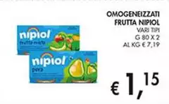 Nipiol - Omogeneizzati Frutta
