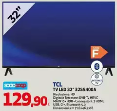 TCL - Tv Led 32" 32S5400A