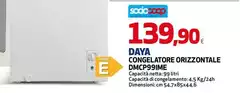 Daya - Congelatore Orizzontale Dmcp991me