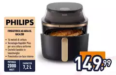 Philips - Friggitrice Ad Aria Xl NA34200 