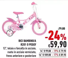 Bici Bambino/a R201 O Peggy