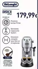De Longhi - Dedica Style EC 685.M Manuale Macchina Per Espresso 1 L