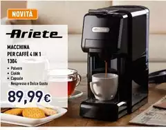 Ariete - Macchina Per Caffè 4 In 1 1304