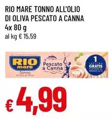 Rio Mare - Tonno All'Olio Di Oliva Pescato A Canna